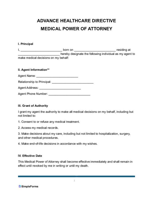 Produce a Medical Power of Attorney That Reflects Your Healthcare Values